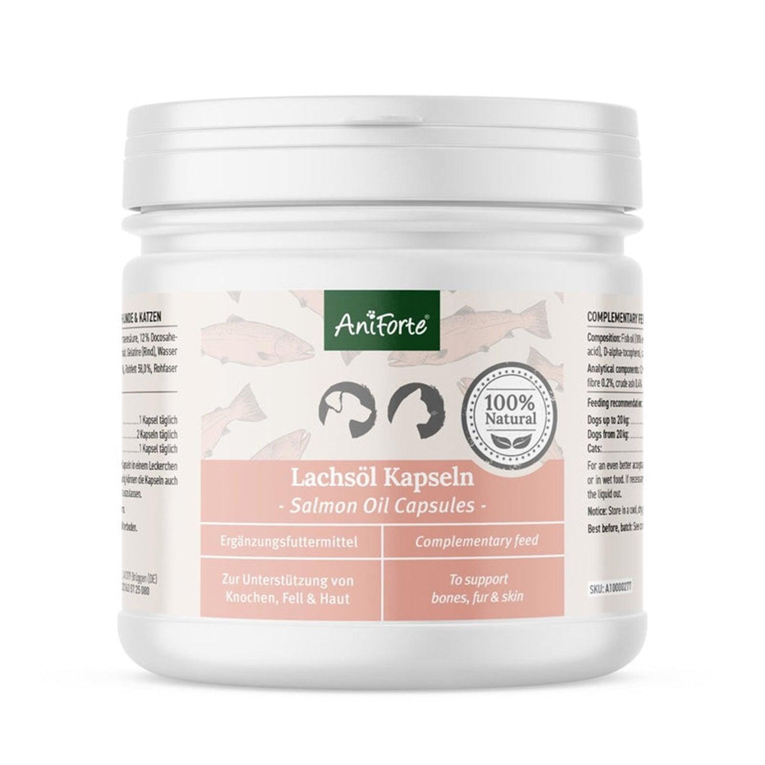 Cápsulas de aceite de salmón omega 3 - El Barfero