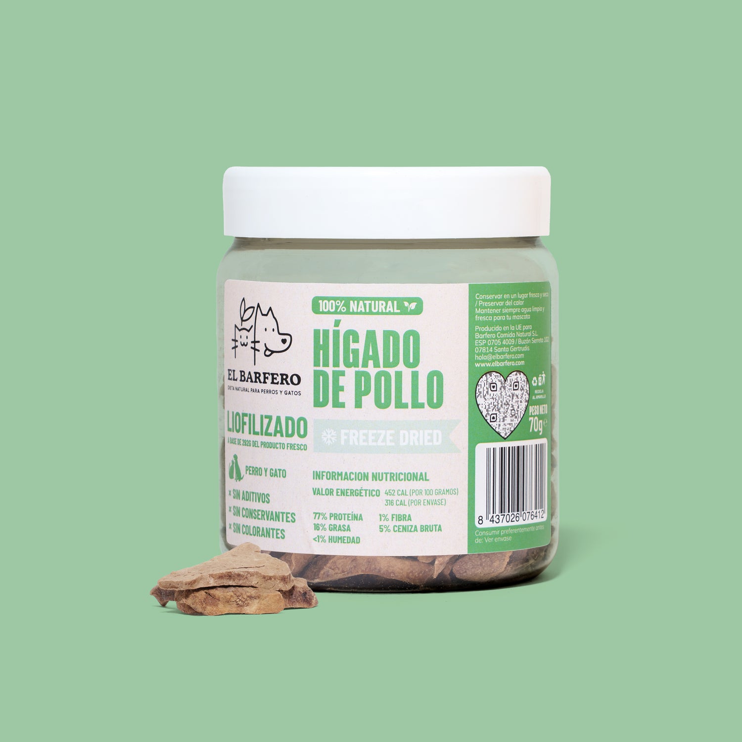 Hígado de pollo 70g