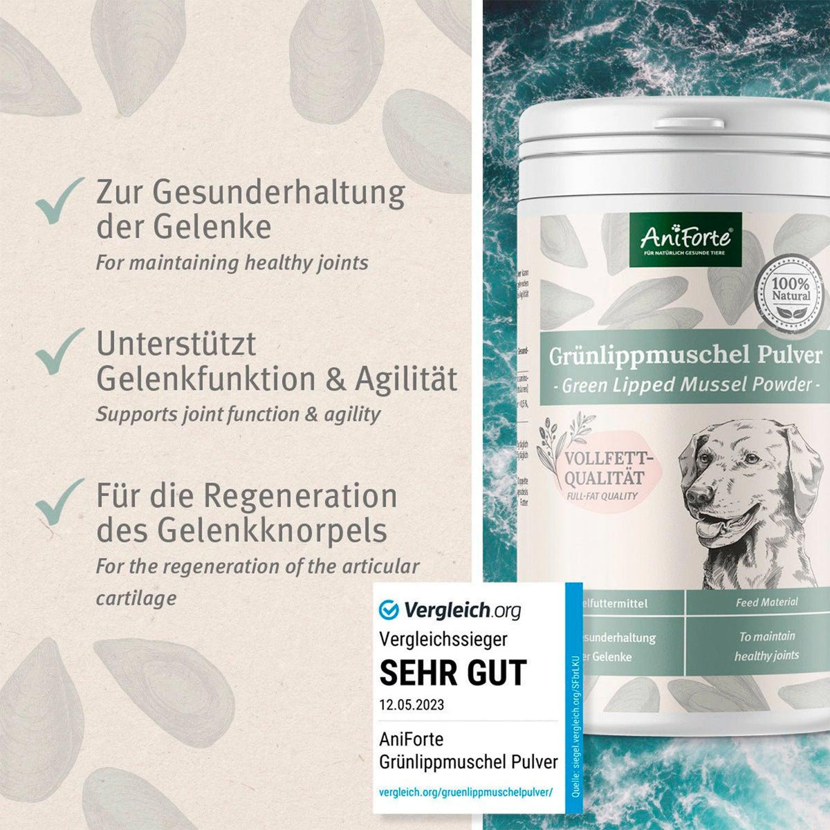 Mejillón de labios verdes en polvo - El Barfero