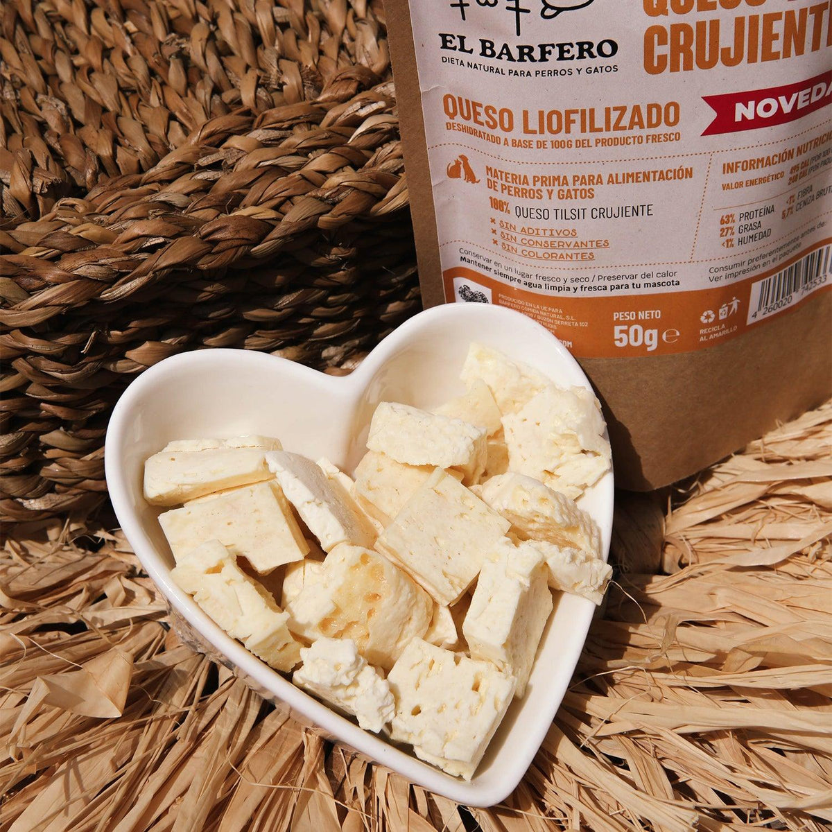 Queso crujiente - El Barfero