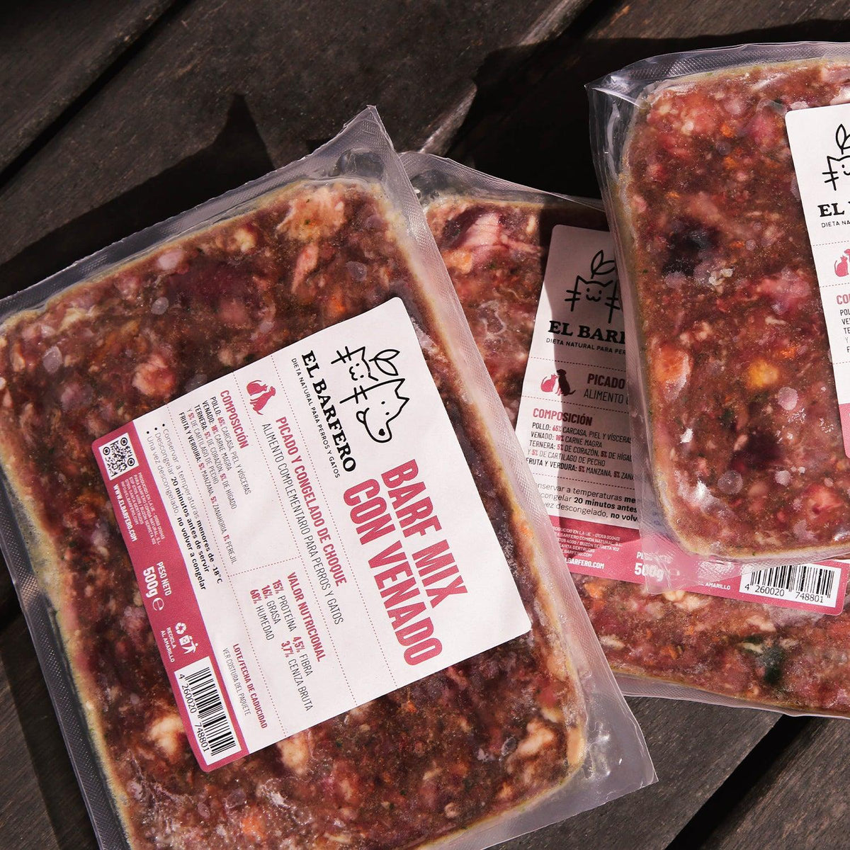 BARF Komplett con venado - El Barfero