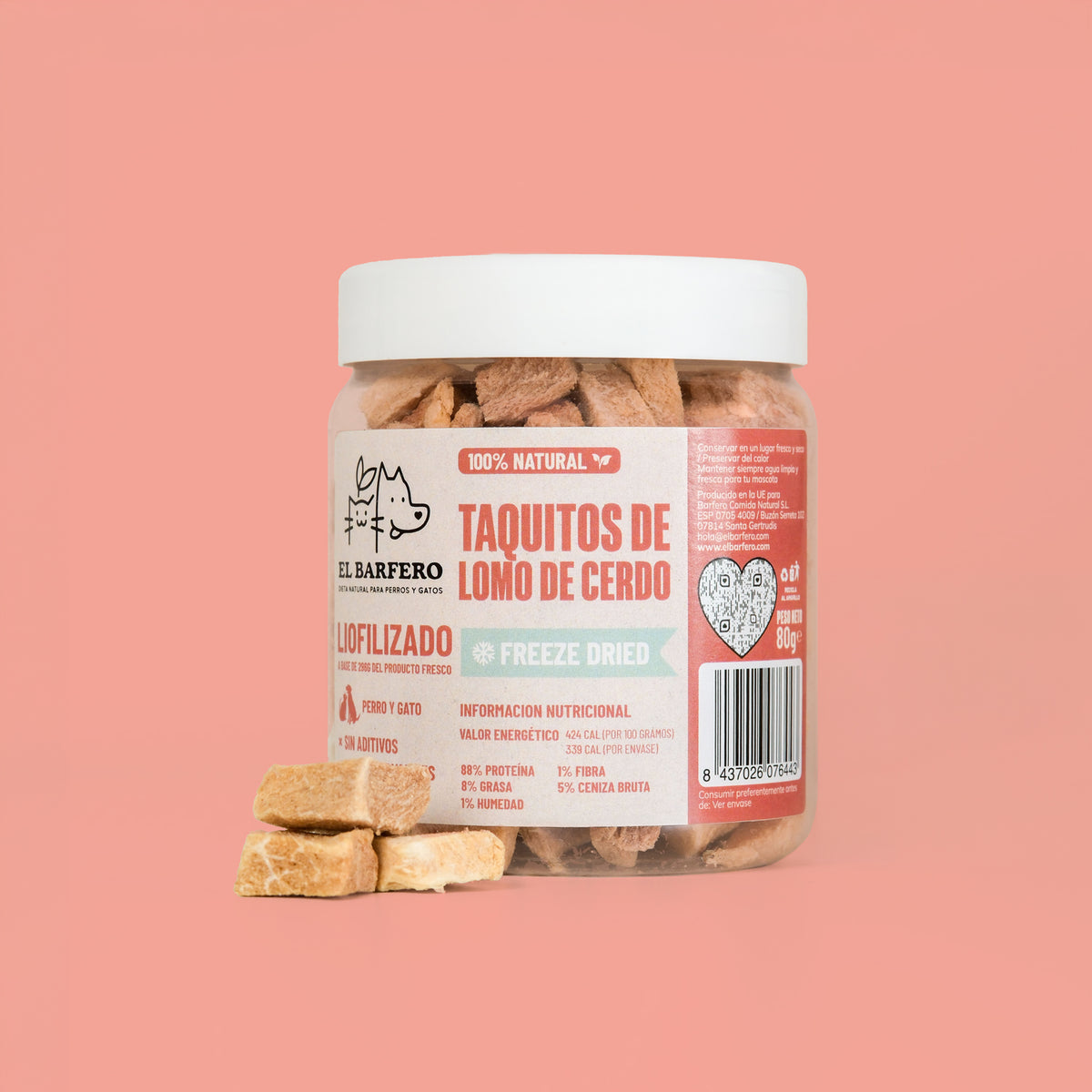 Taquitos de lomo de cerdo 80g